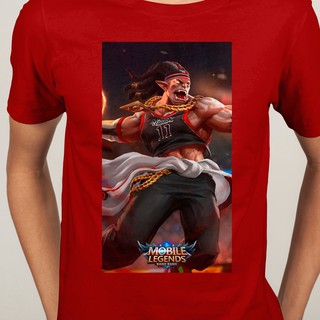 เกม Mobile Legends เสื้อยืดคอกลมแขนสั้นผู้ชาย | เสื้อยืด ชุดลำลอง | เสื้อยืดเกมมิ่ง