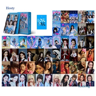 Hosty การ์ดโลโม่ อัลบั้มรูปภาพ KPOP IVE Love Dive Fans สําหรับเก็บสะสม ของขวัญ 55 ชิ้น ต่อชุด