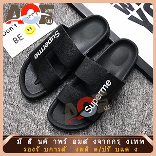 🔥AOFUU🔥 Bangkok spot 2-3 days arrival Mens flat sandals beach shoes เบาสบายกลางแจ้ง รองเท้าแตะแบบสวม รองเท้าแตะ รองเท้า