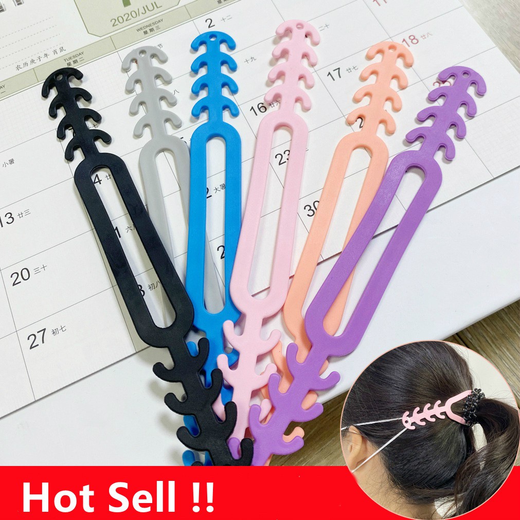Adjustable Antislip Face Mask Ear Hook Grips Earache Prevention