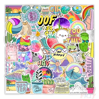 100Pcs/Set ❉ VSCO - 2021 Beach Travel Series 01 สติ๊กเกอร์ ❉ Good Vibes DIY Fashion Mixed Decals Doodle Decals สติ๊กเกอร์