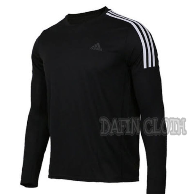 เสื้อยืดผู้ชายแขนยาว Adidas Strip High