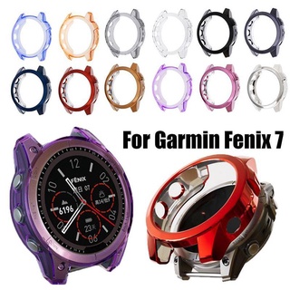 เคสป้องกัน แบบนิ่ม TPU ป้องกันฝุ่น สําหรับ Garmin Fenix 7 7X 7S