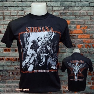 เสื้อวง NIRVANA วงร็อคในตำนาน ไม่มีตะเข็บข้าง คอฟิต  เสื้อทัวร์ เสื้อวินเทจ เสื้อร็อค วงร็อคต่างประเทศ