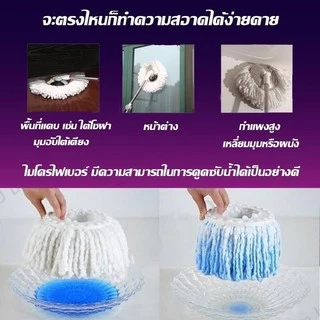 ไม้ถูพื้นจานม็อบสแตนเลส ไม้ถูพื้นพร้อมผ้าม็อบถูพื้น