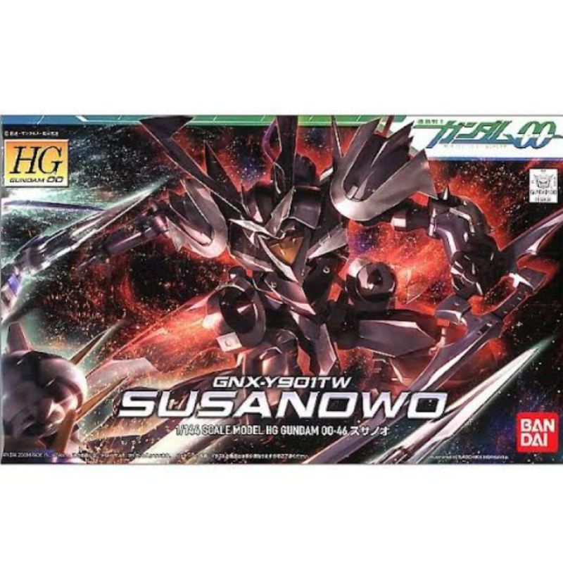 Hg1/144 GNX - Y901TW Susanowo(Gundam 00)ลิขสิทธิ์แท้ bandai สินค้าเป็นของใหม่ยังไม่ประกอบ มีพร้อมส่ง