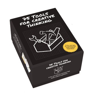 75 Tools for Creative Thinking : A fun card deck for everyone who needs creative inspiration (CRDS) [Paperback]