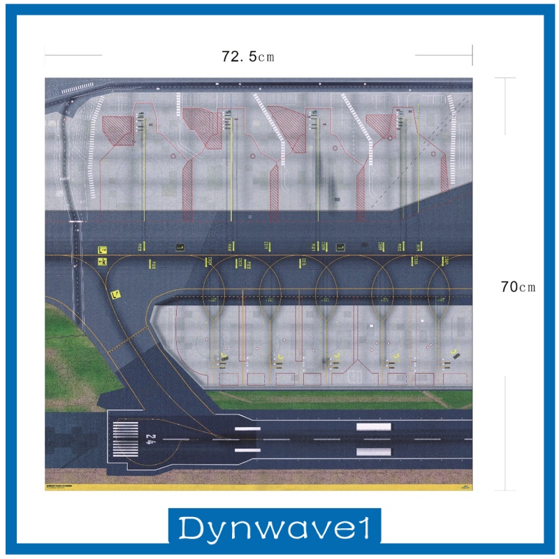 [DYNWAVE1 ]1/500 1/400 Model Airport Sections Sheet Jets Ground Airport Service