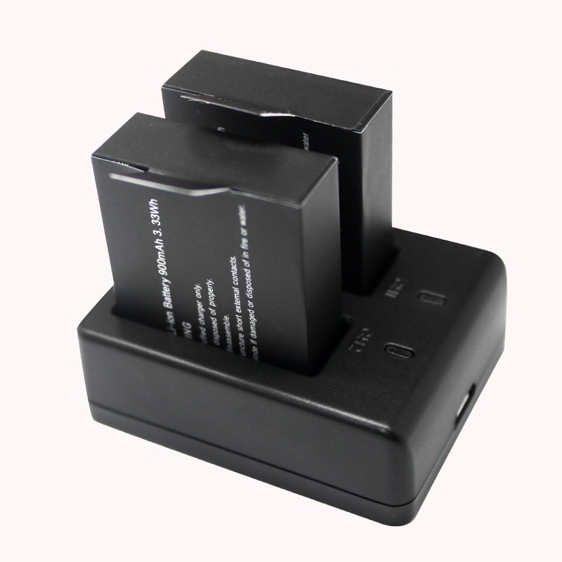 ของแท้ Action Camera Battery Charger Dual Seat Charger Mountain Dog