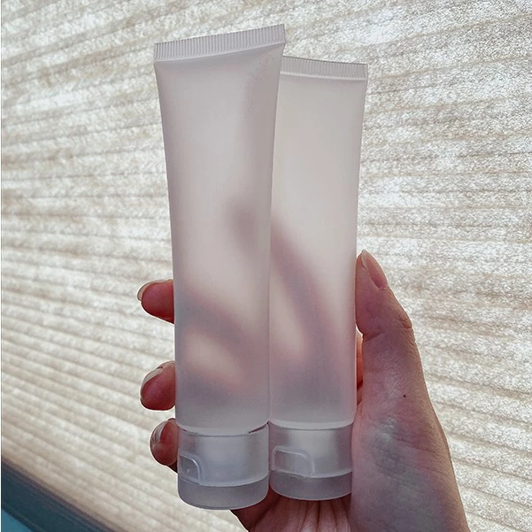 หลอดพกพา หลอดบีบขาวขุ่น ฝาป๊อกแป๊ก สำหรับใส่ของเหลวสำหรับพกพา หลอดแบ่งเจล​แอลกอฮอลล์ หลอดครีมทามือ thumbnail 4