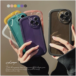 Casing Oppo A15 A15S A16 A31 A9 A5 2020 Reno 7 6 5 Z 4G 5G F11 Pro High Quality SimpleRound  Airbag Shockproof High Quality Multicolor Lens Protection Clear Soft Phone Case 1NKS 01