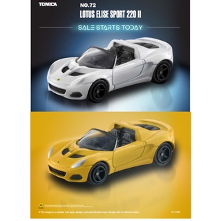 TOMICA TAKARA TOMY LOTUS ELISE SPORT 220 II NO.72 โทมิก้า รถเหล็ก รถของเล่น