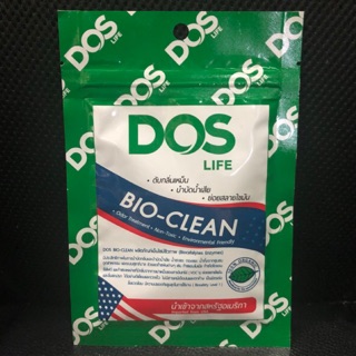 หัวเชื้อจุลินทรีย์/แบคทีเรีย  DOS BIO Clean BIO tab เกรด A ชนิดพิเศษ 30g