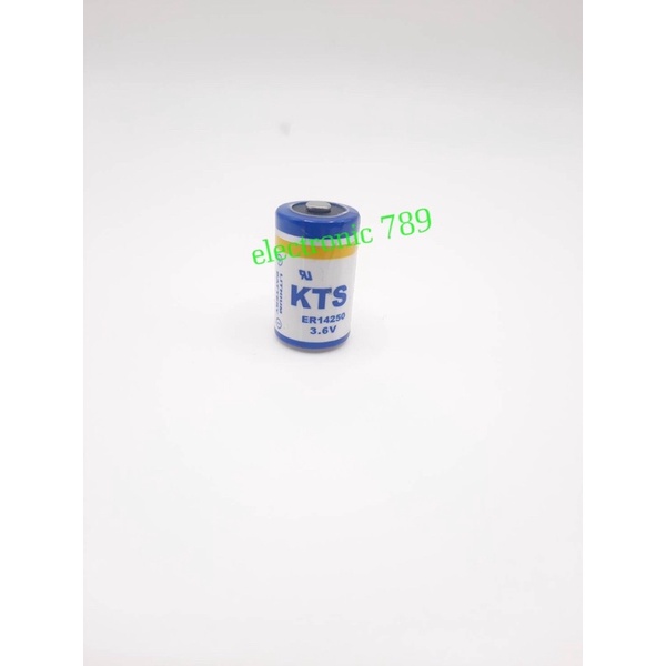 แบตเตตอรี่ KTS er14250 3.6v ของแท้   ER 14250 ER14250 PLCแบตเตอรี่ 3.6V แบตเตอรี่ 1/2AA PLCแบตเตอรี่