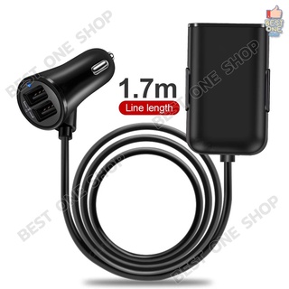 A280 ที่ชาร์จในรถ 36W 8A ชาร์จเร็ว Car Charger หัวชาร์จในรถ 5V 3.1A QC 3.0 4ช่อง USB quick charge ที่ชาร์จแบตรถ หัวชาร์จ