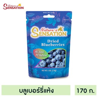 WINTER เนเจอร์ เซนเซชั่น วินเทอร์บลูเบอร์รี่อบแห้ง 170ก.  Natures Sensation Dried Blueberry  คัดสรรวัตถุดิบดีเยี่ยม