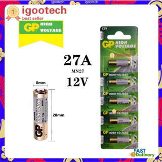 Rabbit Mall GP 23A 27A 12V 5 ก้อน ถ่านรีโมท ถ่าน 23A 27A 12v นาฬิกาปลุก กล้อง Super Alkaline battery