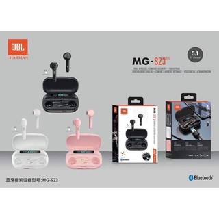 หูฟังบลูทูธJBL MG-S23 TWSประกัน30วันหูฟังไร้สายบลูทูธBluetooth V5.1เป็นแบตสำรองได้