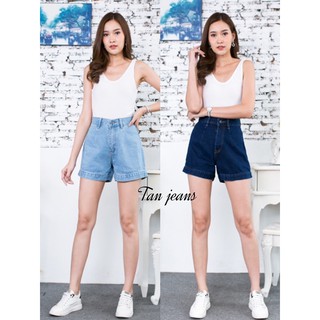 Tan jeans 2012 Made in Thailand  (new)ขาสั้นยีนส์ทรงบาร์บี้ เอวสูงผ้าไม่ยืด ไม่สั้นสวยมาก สียีนส์เข้ม,สียีนส์อ่อน