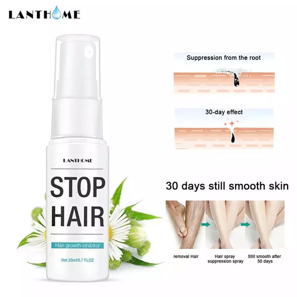 Hair Growth Removal Inhibitor Serum Oil Spray Beard Bikini Intimate Face  Legs Body Armpit Painless Hair Remover | Shopee Thailand