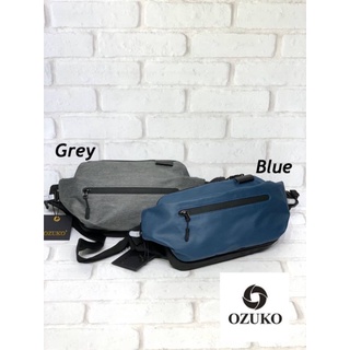 OZUKO WATERPROOF MEN WAIST BAG FUNNY PACK กระเป๋าทรงคาดอก/คาดเอว