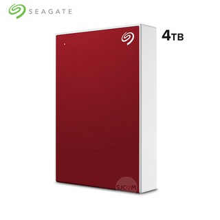 Seagate Backup Plus Portable 4TB สีแดง ฮาร์ดดิสก์แบบพกพา HDD USB3 (STHP4000403) Read 5 Gbps External Harddisk ประกัน 3ปี