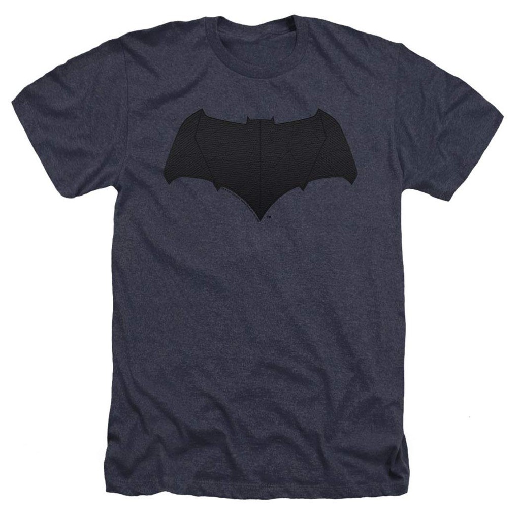 ⊕▦Batman V Superman Movie Batman Uniform Logo Heather Men'S T Shirt 100% Cotton Sports Christmas Gift #0