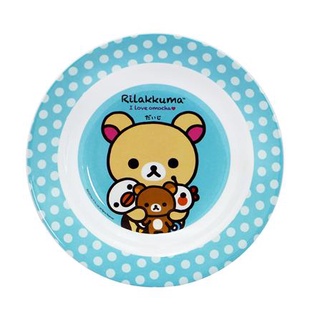 อุปกรณ์ใส่อาหาร จานลึกเมลามีน 8 นิ้ว SUPERWARE I LOVE RILAKKUMA ใช้สำหรับใส่อาหารหรือผักผลไม้ตามที่ต้องการ