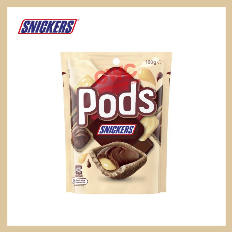 Pods with Snickers Chocolate Filing 160g