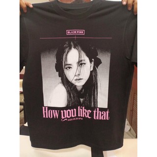 เสื้อยืดผ้าฝ้ายT-shirt Jisoo Blackpink เสื้อยืดL XL  XXL 3XL