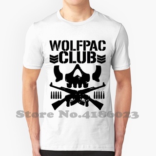 เสื้อยืดครอปเสื้อยืด พิมพ์ลาย Wolfpac Club Parody Design 2 สไตล์วินเทจS-5XL