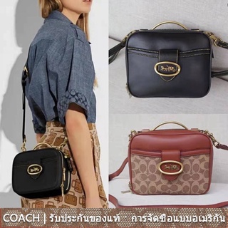 us นำเข้า⭐️ 93846 703 Coach Riley Lunchbox / กระเป๋ากล้อง กระเป๋าสะพายข้าง กระเป๋าหูหิ้วหูหิ้ว