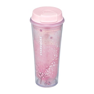 🎀【พร้อมส่ง】 2022 แก้วสตาร์บัคส์เกาหลี  Starbucks Korea cherry blossom florence tumbler 473ml/ 16oz