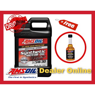 Amsoil Signature Series SAE 5w-30 น้ำมันเครื่องสังเคราะห์แท้ 100%