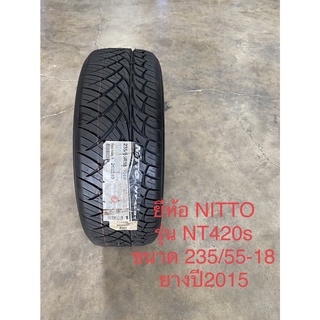 235/55-18 ยี่ห้อNITTO รุ่น NT420s ยางใหม่ปีเก่า ปี2015