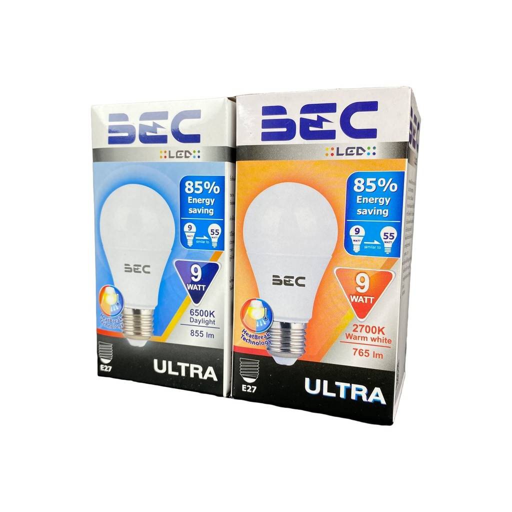 หลอดไฟ BEC LED Bulb 9W รุ่น ULTRA