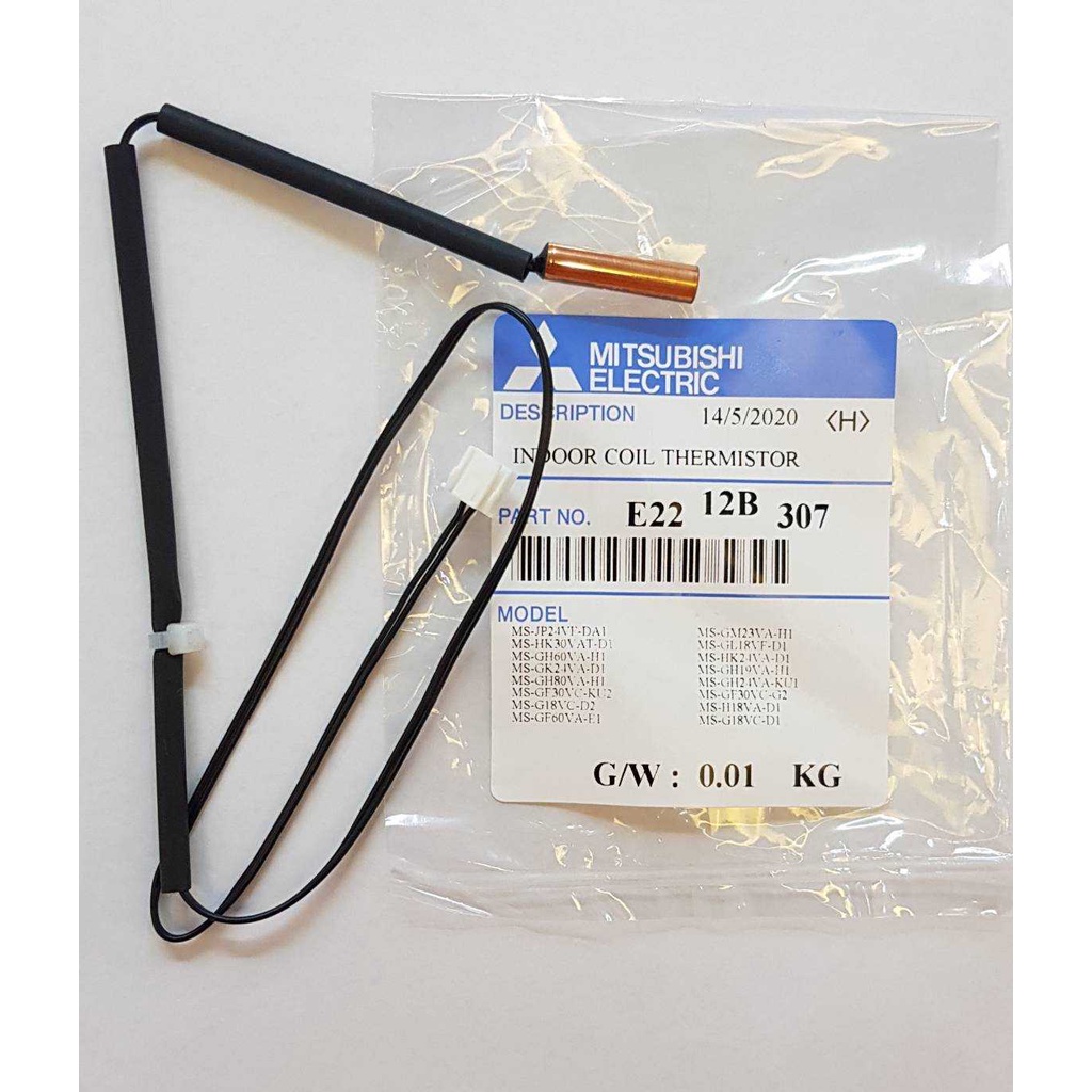อะไหล่แท้ตรงรุ่นจากศูนย์/MITSUBISHI MR.SLIM/E2212B307/เซ็นเซอร์น้ำแข็ง แอร์มิตซูบิชิ/THEMITOR