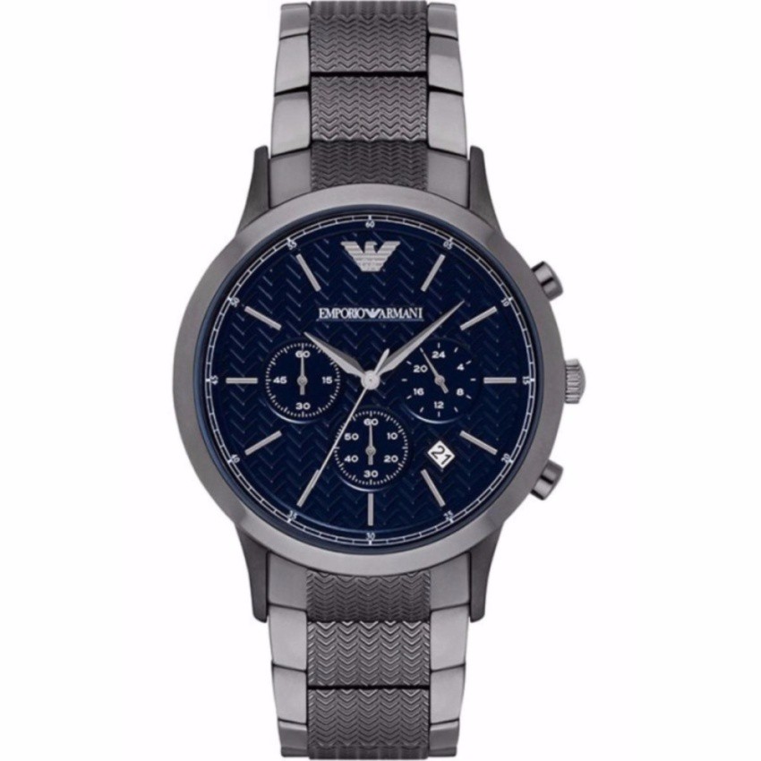 Emporio Armani Renato Navy Blue Dial Chronograph Men's Watch AR2505