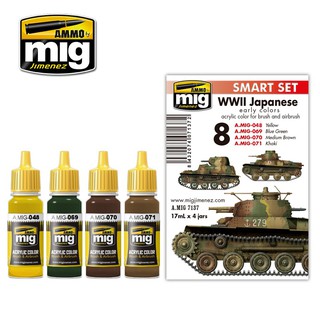 Ammo By MIG - AMIG7137 WW II JAPANESE AFV EARLY COLORS