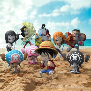 Genuine MIGHTY JAXX one piece the second generation half-planing blind box trendy game hand-held Luffy giobanami animation NUYG