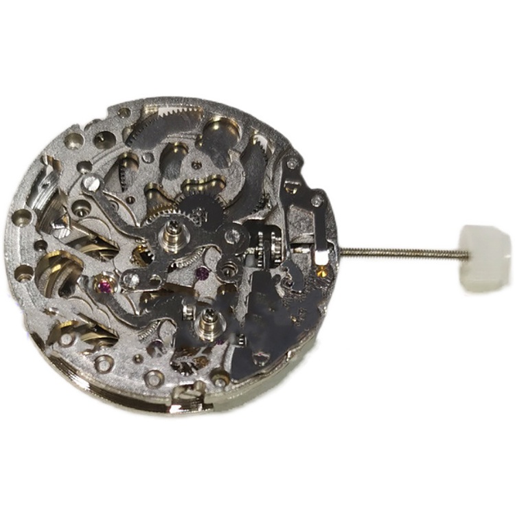 Three hand Skeleton Automatic Mechanical Watch Movement for Japan