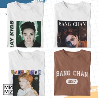 เสื้อยืด เสื้อขาว | MNMZTEE เด็กจรจัดบาง CHAN KPOP กราฟิก TEES UNISEX สําหรับผู้ชายเสื้อผู้หญิง ;+c