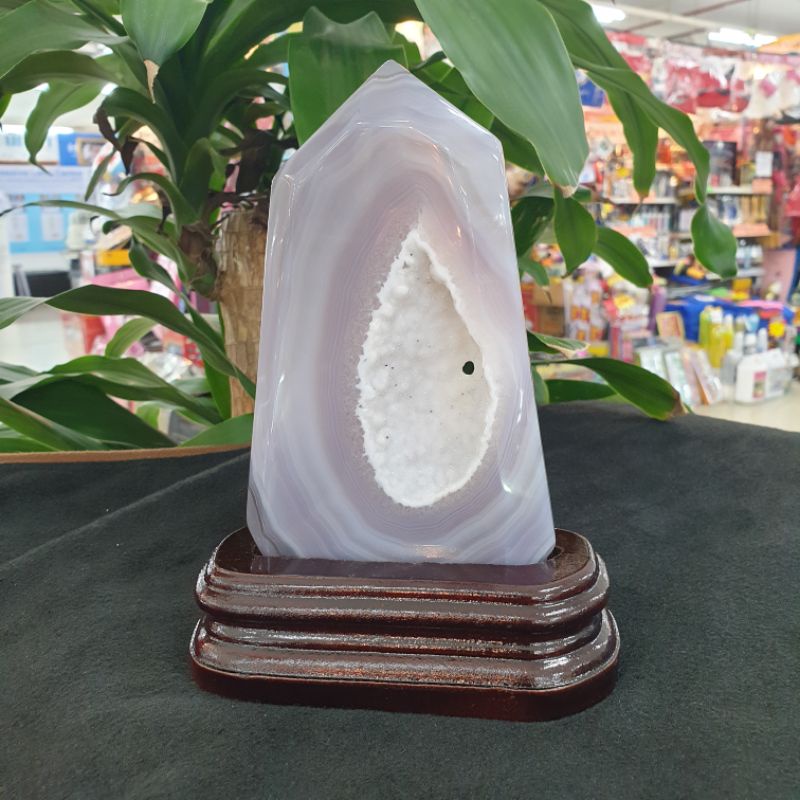หินอาเกตจีโอด อาเกต โพรงอาเกต(Agate Geode)Geode Agate 