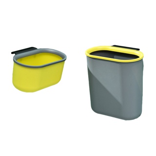 [พร้อมส่ง] ZakkaHome ถังขยะ มินิ ถังขยะพลาสติก ถังขยะขนาดเล็ก สำหรับตั้งบนโต๊ะ ห้องครัว ห้องน้ำ สไตล์ญี่ปุ่น แบบแขวน Trash can มี 2 ขนาด