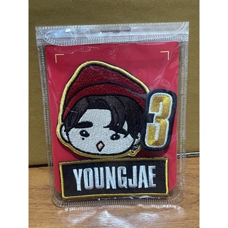 Wappen set ติดเสื้อ ,กระเป๋าผ้า Got7 Eyes on you Concert Official Goods ยองแจ ของแท้ Got7 Youngjae