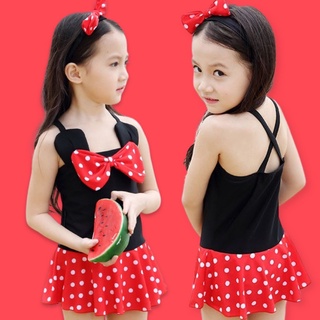 ชุดว่ายน้ำเด็ก มินนี่ พร้อม คาดผมโบว์ Minnie (ชุด+คาดผม รวม 2ชิ้น) รหัสสินค้า	SW85