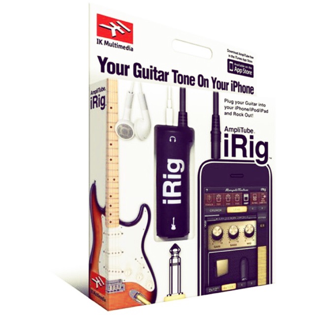 iRig Smartphone Live สด Audio Interface เพื่อนำเสียงภายนอกเข้ามือถือ ขั้วต่อเพลทชุบทอง