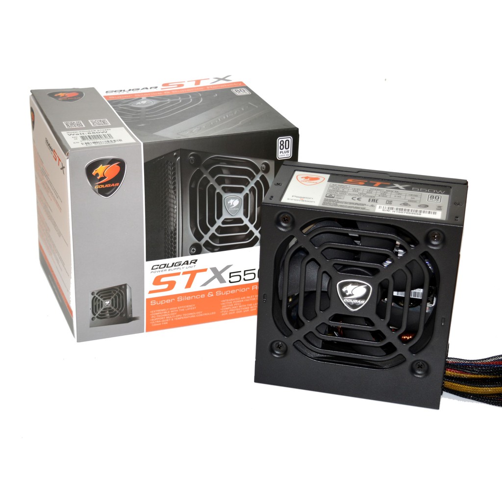 PSU Cougar STX 550W STX 650W STX 750W 80PLUS Power Supply อุปกรณ์จ่ายไฟ STC 550W  STC 650W  STC 750W