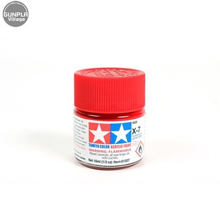 Tamiya 81507 Acrylic Mini X-7 Red 45032769 4950344068975 (สี)