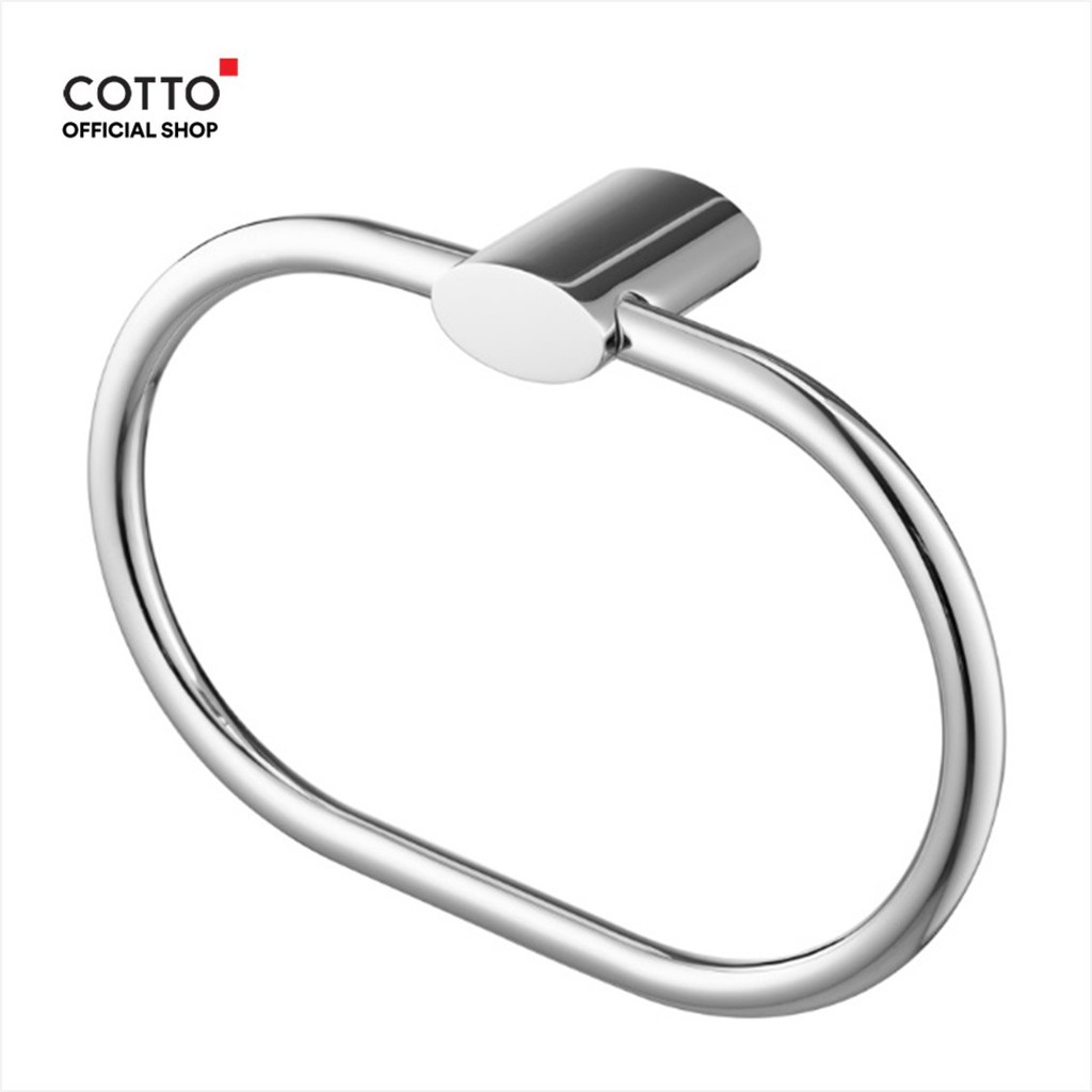 COTTO ห่วงแขวนผ้าติดผนัง CT0223(HM) CURVE